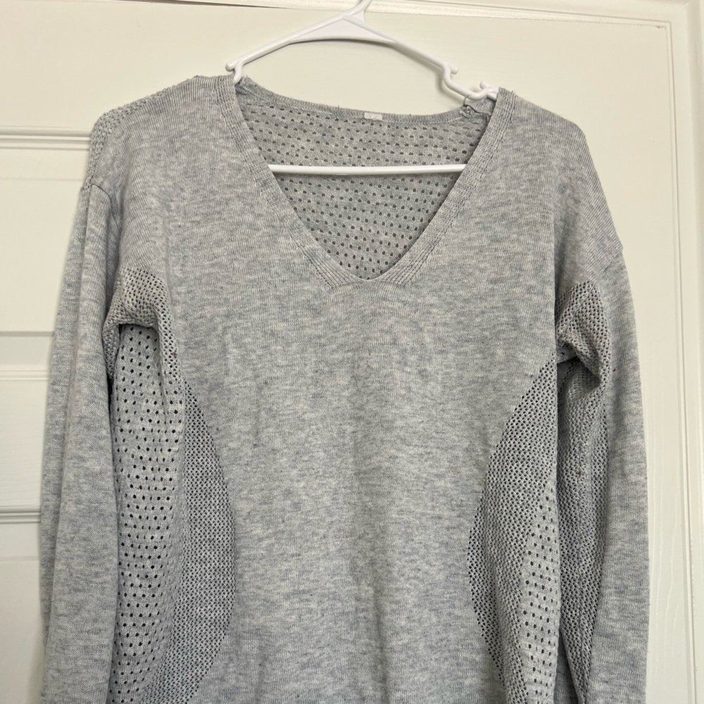 Lululemon- light blue sweater